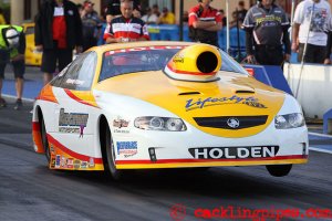 Peter Ridgeway became the first Pro Stock driver in Australia to record a 