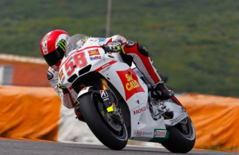 Simoncelli emerged fastest from both practice sessions in Estoril
