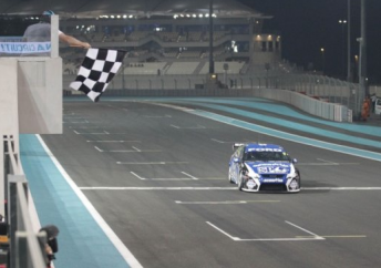 van Gisbergen took his SP Tools Falcon to a podium at Yas Marina in 2010