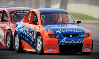 Kyle Clews in his Aussie Racing Car