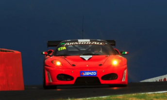 One of the Maranello Motorsport Ferraris, driven by John Bowe, Pete Edwards and Time Leahey at the Bathurst 12 Hour this year
