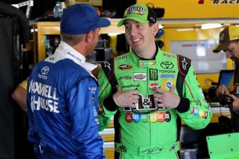 Kyle Busch is all smiles with pole at Pocono