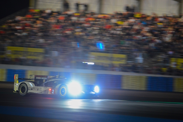 Porsche retains its top two positions after final qualifying for Le Mans was hit by heavy rain