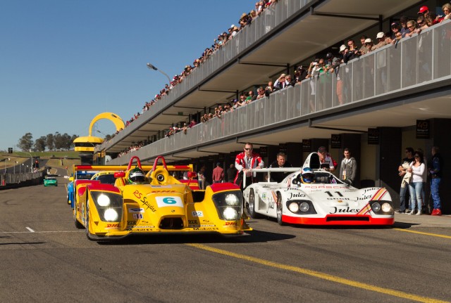 A collection of Iconic Porschse attended the Porsche Rennsport meeting in 2013 