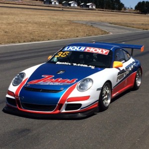 Utes driver Andrew Fisher shakes down his Bathurst 12 Hour ride at Wakefield Park 