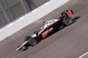Will Power on his way to a third place finish in Japan