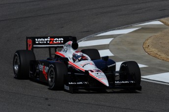 Will Power tops the times in pre-season IndyCar testing at Barber Motorsports Park in the #12 Verizon car of Team Penske