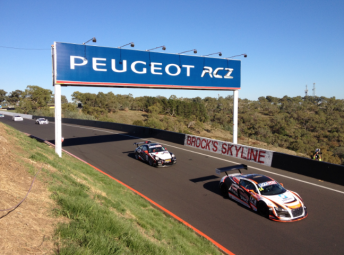 The Huff/Conroy/Winslow Audi heads across the top of the Mountain