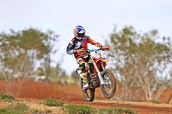 Toby Price leads the Finke bike classifications by more than two and a half minutes