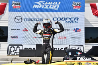Aaron Telitz scored a double in rounds 8 and 9 at Road America