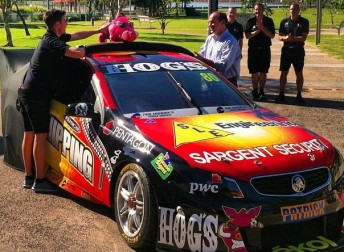 Pye unveiling the livery today