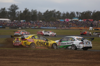 Pye was involved in a first corner Race 24 incident, and later lost further time with this off at Turn 3