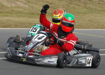 Macauley Jones will make his international racing debut this weekend at the Red White Sangari Invitational Kart Prix at Sepang