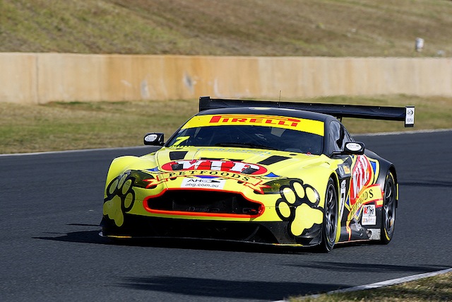 Tony Quinn came through to win the Australian GT opener at SMP