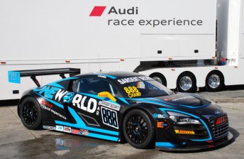 The Audi R8 that Lowndes will drive at Phillip Island