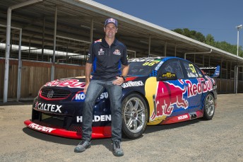 Jamie Whincup with his new 2016 challenger 