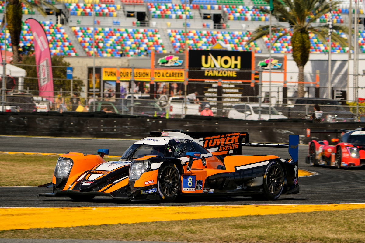 The Tower Motorsports LMP2 which Scott McLaughlin is driving at Daytona. Picture: IMSA