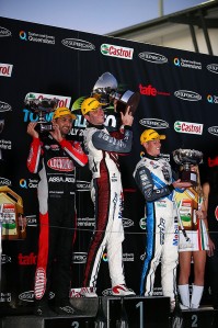 Tander scored more points for the weekend thanks to his win on Saturday and two second place finishes