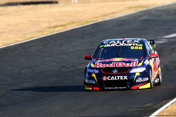 Craig Lowndes has nabbed pole for Race 23 