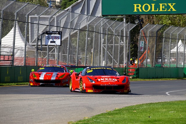 The Maranello Motorsport and Vicious Rumour Racing Ferrari 488 GT3s will not score points on its global racing debut