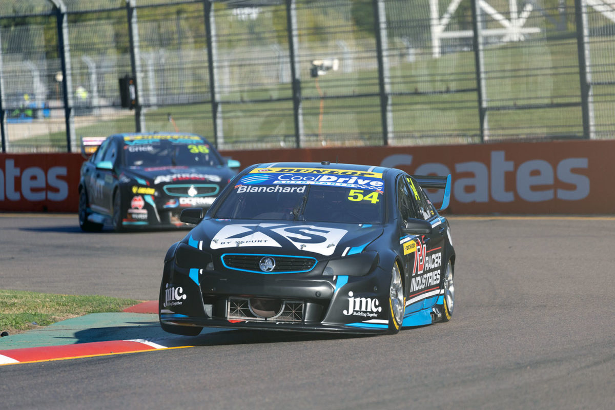 The Eggleston Motorsport VF Commodores during the 2022 Super2 Series