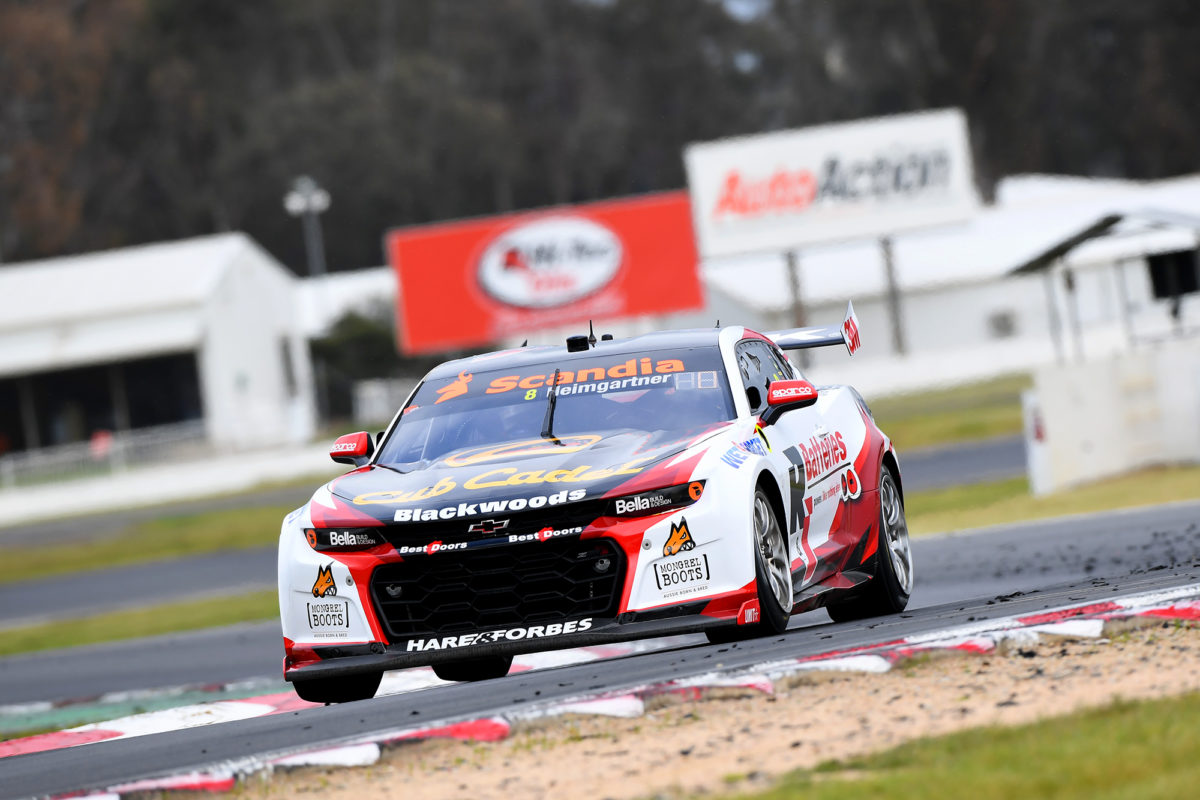 Brad Jones Racing is among three Championship teams in action at the Winton Supercars test. Image: Russell Colvin