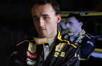 Lotus Renault GP driver Robert Kubica