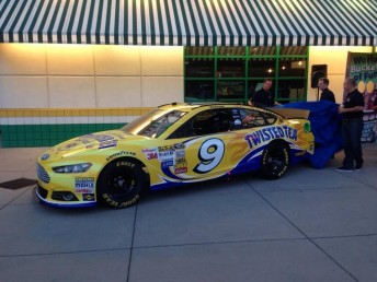 Marcos Ambrose will campaign the Twisted Tea livery at Dover next season