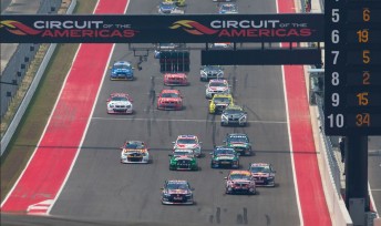 Whincup won the start and did not look back from there