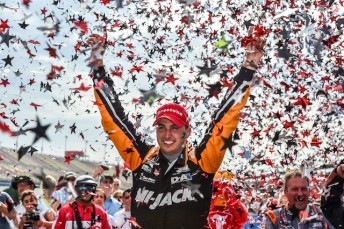Graham Rahal claims the MAVTV 500 during a race which had epic lead changes interspersed with nasty crashes