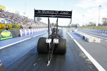 Larry Dixon - indeed all Top Fuel racers - will be racing in memory of Louie next weekend