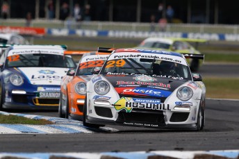 Michael Patrizi takes his first Carrera Cup round since 2011