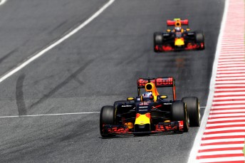 Daniel Ricciardo and Max Verstappen will be on hand at the Barcelona test