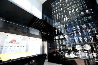 Up to 20 of the 60 plus trophies stolen from Red Bull