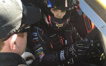 Renee Gracie during here run at Queensland Raceway 