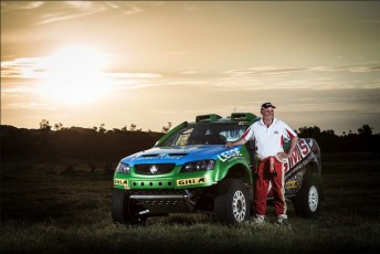 Steve Riley will campaign a Holden Ute which debuted in the Australian Safari last year but has been modified for the Race to the Sky assignment