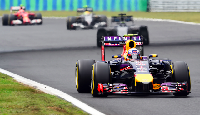 Ricciardo gained track position by being among the first to pit under the early Safety Car