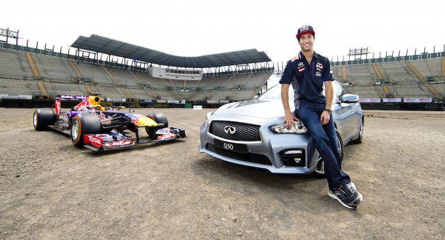 Daniel Ricciardo toured the new Autódromo Hermanos Rodríguez circuit