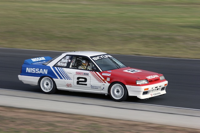 Jim Richards to campaign his 1990 Championship winning Nissan in demo runs at the Sydney 500. pic: Bruce Moxon