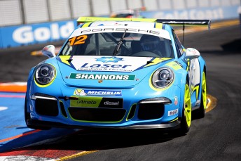 Steven Richards has edged closer to the Carrera Cup title despite missing out on victory  
