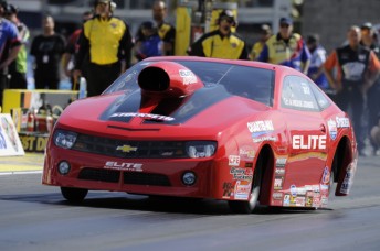 Rickie Jones was only one of a few drivers to get a time in at Atlanta (PIC: NHRA file)