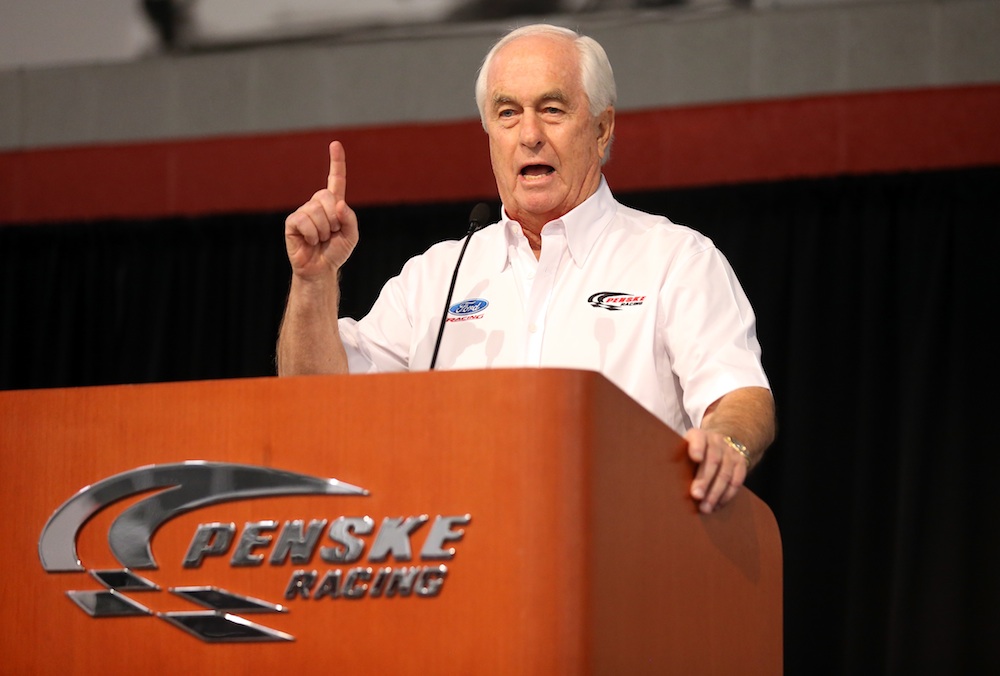 Roger Penske has confirmed his team will join the V8 Supercars championship in 2015 with Marcos Ambrose
