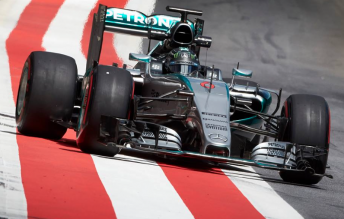 Nico Rosberg on his way to topping the times in Austria