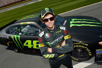 Valentino Rossi has got a NASCAR fix in Charlotte