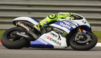 Valentino Rossi on the pace at Sepang