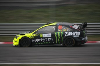 Valentino Rossi has finished second at the Monza Rally