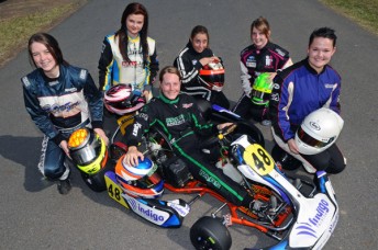 An opportunity of a lifetime awaits a female karter courtesy of the continued efforts of the FIA's Women and Motorsport Commission. Pic: Ash Budd