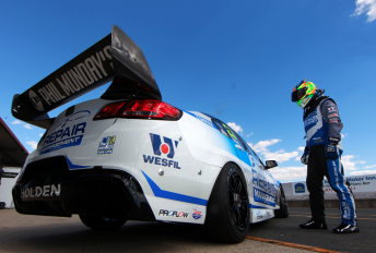Russell Ingall with his LDM Holden