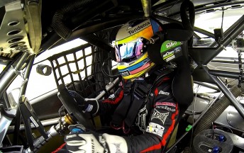 Harris tests The Bottle-O V8 Supercar at Winton