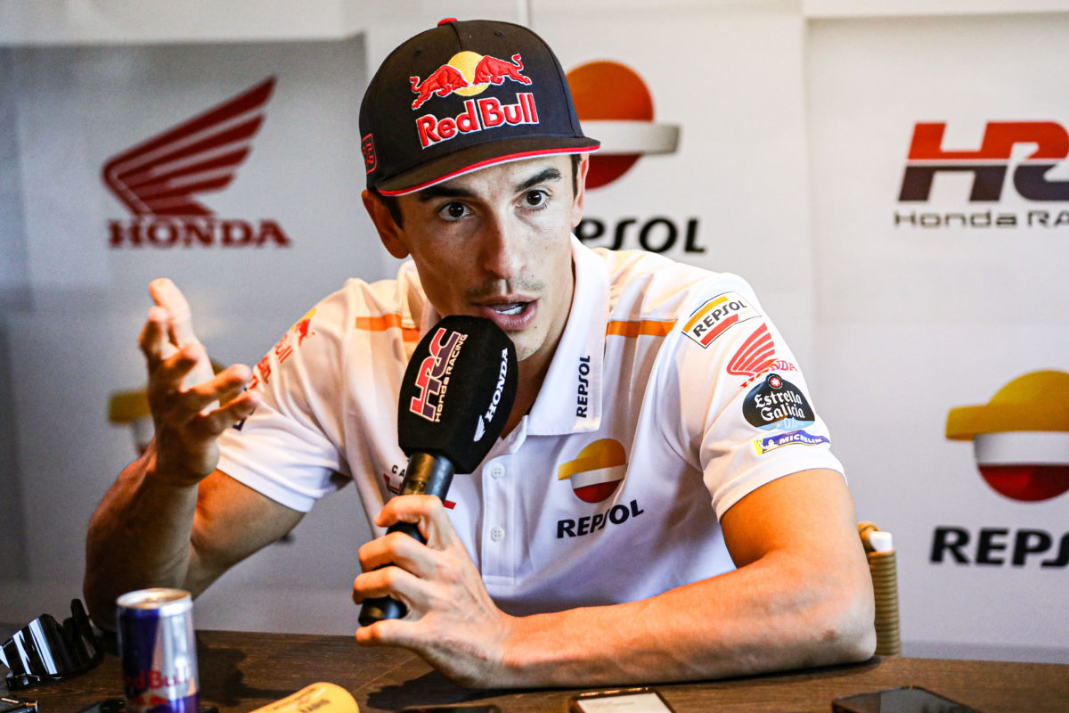 Marc Marquez has reportedly decided to break his Honda contract. Image: Gold & Goose/Red Bull Content Pool